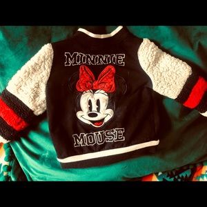 ❤️🖤 Minnie Mouse Jacket- Girls size 3T🖤❤️